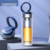 FUGUANG Double-Layer Borosilicate Glass Portable Tea Cup