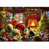 DIY Santa Claus 5D Diamond Painting Full Round Drill Mosaic Cross Stitch Kits Rhinestone Snowman Christmas Gift Home Decor