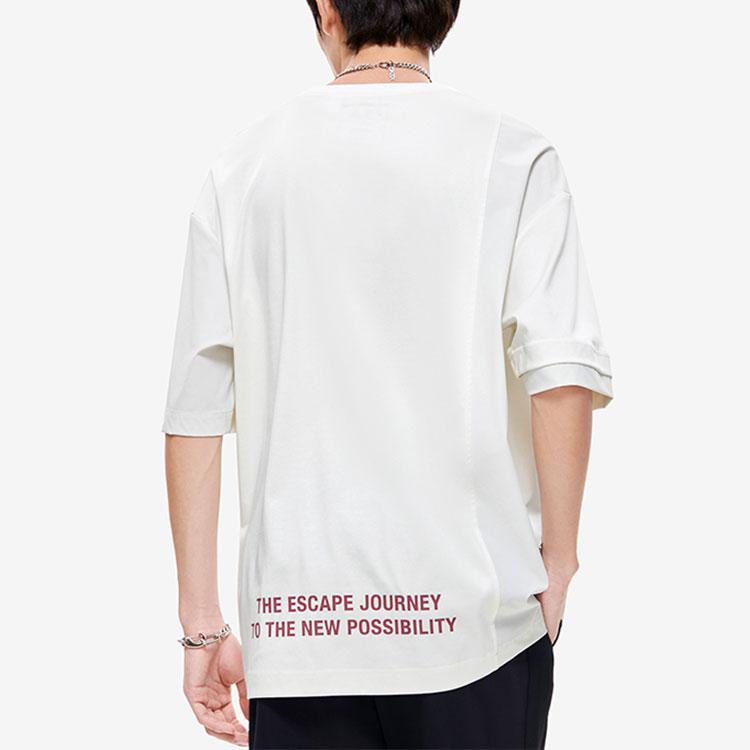 Fila X MIHARA YASUHIRO Серия Коллабораций Логотип Футболка с Круглым Вырезом и Коротким Рукавом Мужские Топы Светло-Туманно-Серый F11M223109F-GY