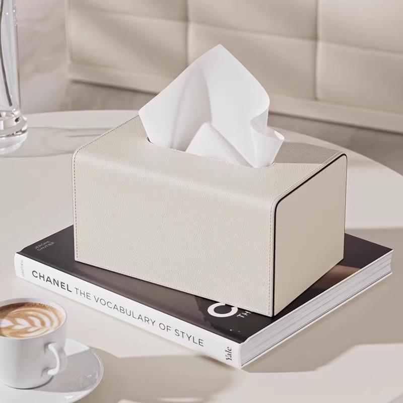 Держатель для коробки с салфетками, кожаный чехол для салфеток, переносной держатель для салфеток, прямоугольный настольный кожаный держатель для коробки с салфетками
