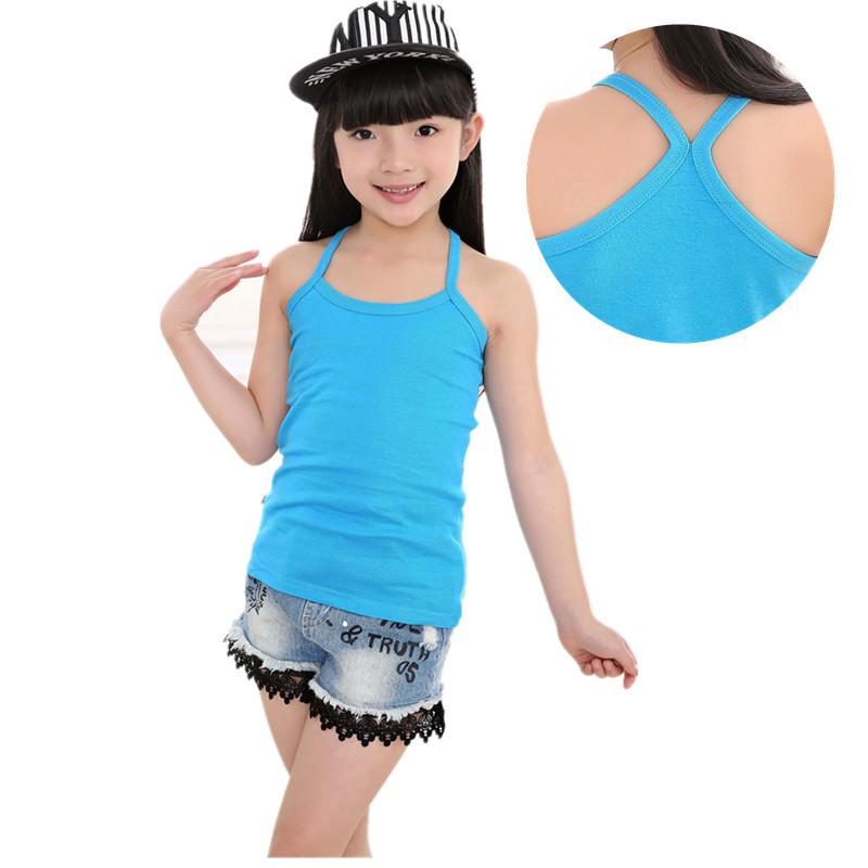 Kids' Cotton Tank Top: Summer Base Layer for Boys & Girls