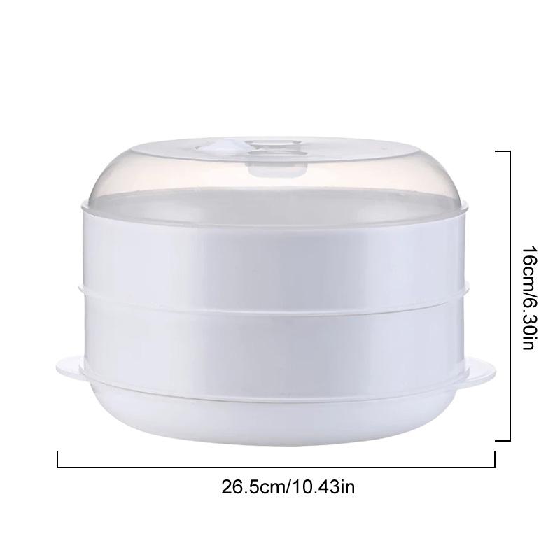 1 комплект пароварки большой емкости для приготовления риса на пару, многослойная кастрюля, пластиковая миска для приготовления пищи на пару, термостойкая