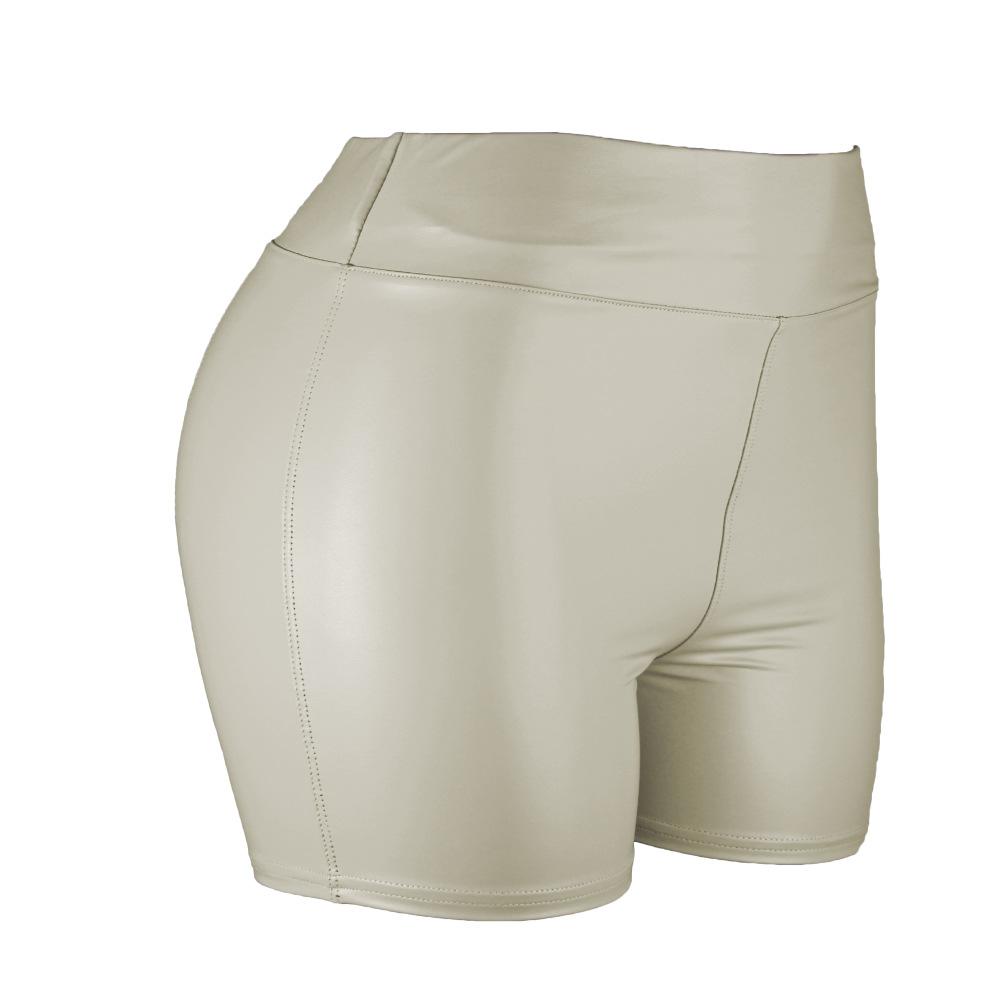 Женские модные сексуальные цветные шорты из искусственной кожи, блузки, шорты