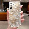 Phone Case For Samsung Galaxy M36 F36 5G Soft Transparent Silicone Flexible TPU Clear Cover Luxury Fashion Butterfly Flower Case