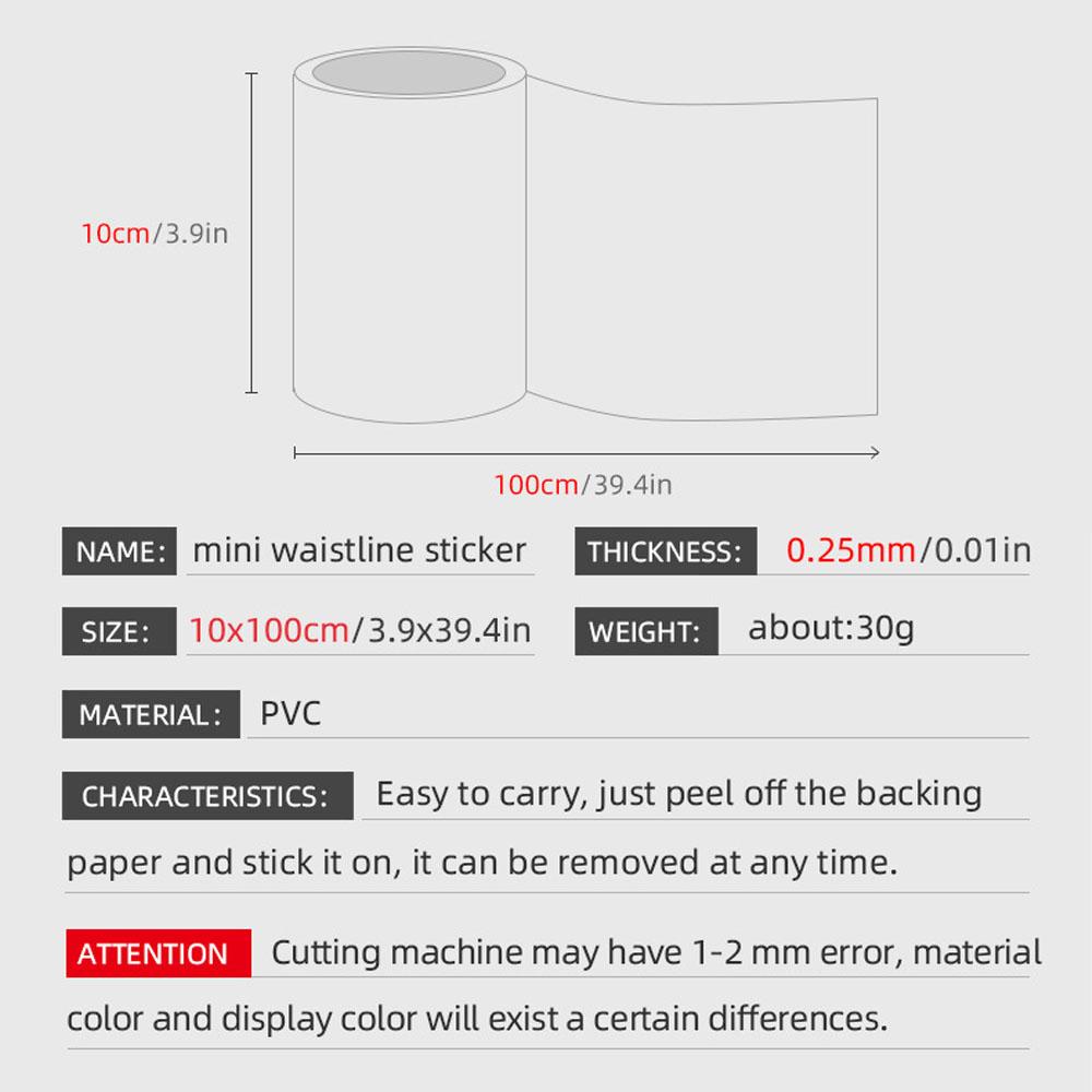 10смx100см Самоклеящаяся Водонепроницаемая Маслостойкая Отклеивающаяся Полоса на Линию Талии Кухонный Фартук Арт Декоративная Полоса Домашний Декор Стен