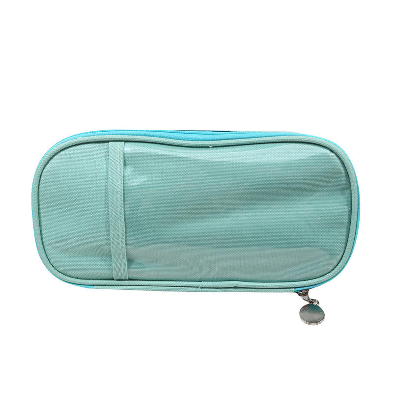 Японская кремовая сумка для карандашей, большая вместительная сумка, простая женская/мальчиковая пенал, холщовая сумка для карандашей, канцелярская сумка