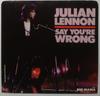 7inch Record JULIAN LENNON - Say You're Wrong 7895677 Atlantic 1985 Canada Rock Used