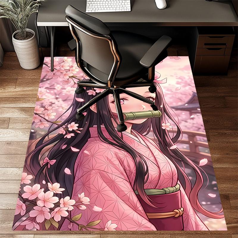 nezouko2Printed Area Rug Carpet for Bedroom Living Room Home Decor Rugs Mat Non Slip Mat Rug for Bedside