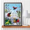5D Diy Diamond Painting Three Ladybugs Fly Cross Stitch Set Full Diamond Embroidery Mosaic Art Picture of Rhinestones Decor Gift