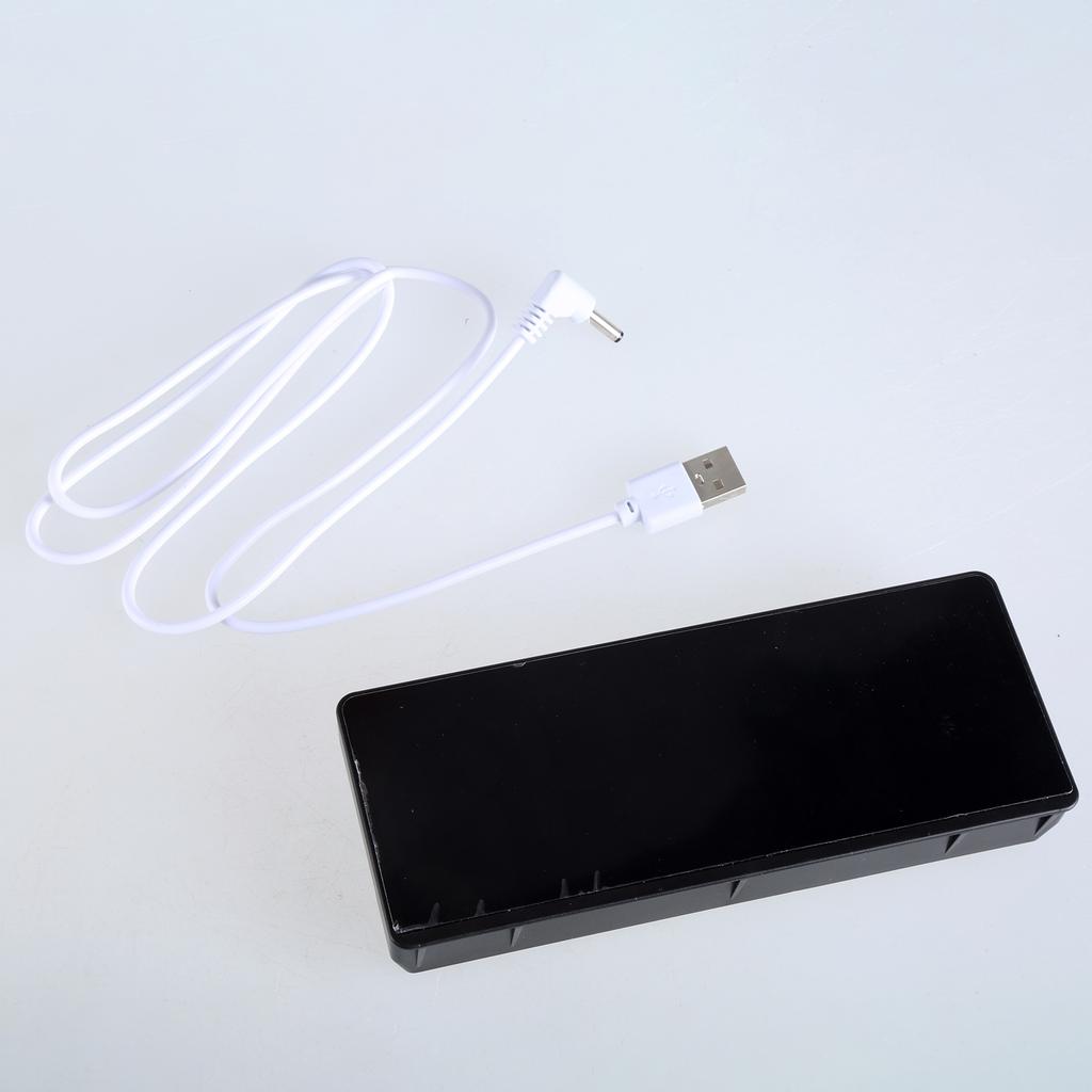 Цифровые настольные часы с будильником, питание от USB, большой экран с отображением температуры, для дома и офиса