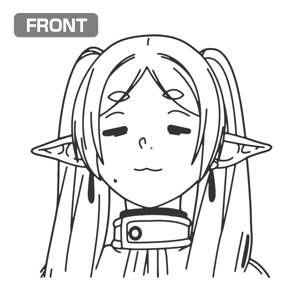 COSPA Funeral of Freiren Freiren Face Dry WHITE XL Size [Official] T-Shirt