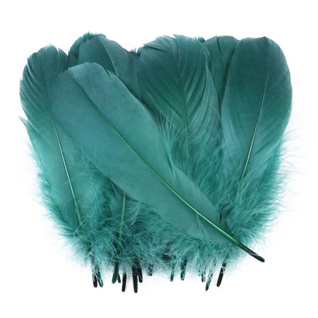 DIY 10-15 см Белые гусиные перья Для поделок Мягкие плавающие лебединые перья Изготовление украшений Свадебные аксессуары Декорации Поделки Перья