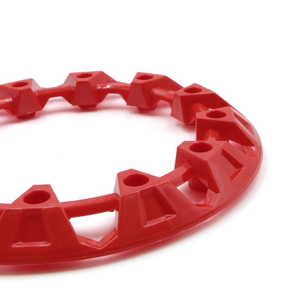 4pcs 8-inch ATV Wheel Trim Hub Protection Decor Rim Cap Universal Vehicle All Terrain wheel Plastic Cover fit to 8 inch wheels