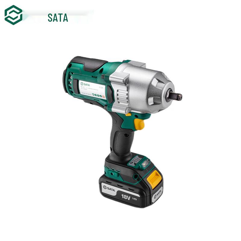 SATA 51075 Серия J 18В Бесщеточный Аккумуляторный Ударный Гайковерт