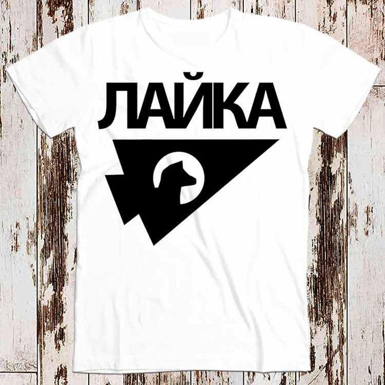 230 Gsm 100% Cotton Laika Space Dog Russian Alfabet Limited Edition Vector Art Super Cool Best Gift Top Tee T Shirt 8889