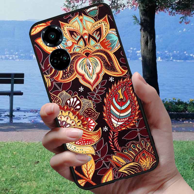 Чехол для Tecno Camon 19 Camon19 Neo 3D Рельефный Тисненый Чехол для Телефона Для Tecno Camon 19 Pro 4G 5G Neo Мягкий Силикон Мультяшный