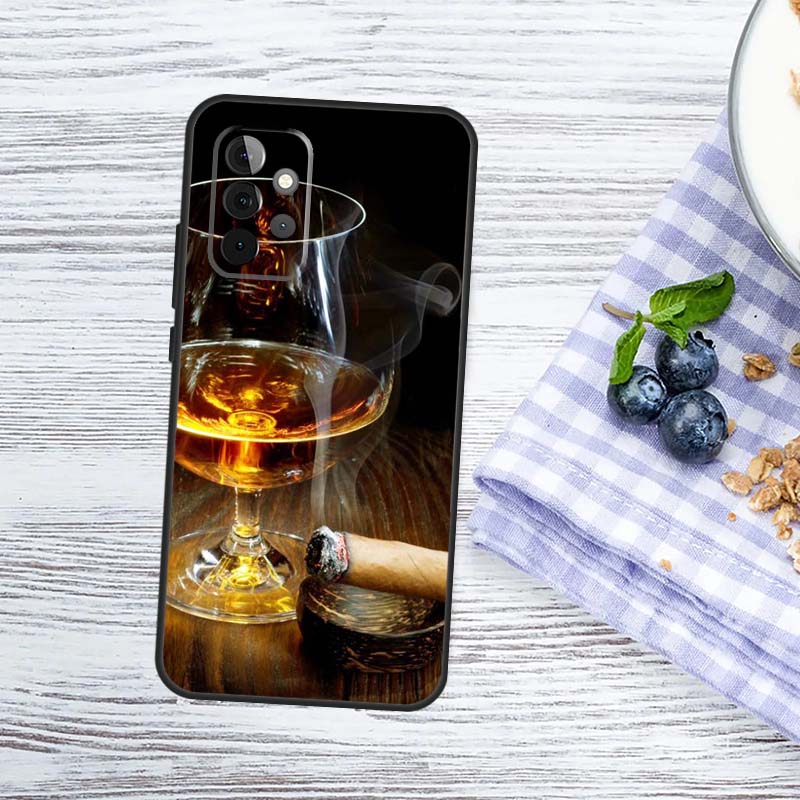 Кейс для напитков с виски и льдом для сигар для Samsung Galaxy A56 A06 A16 A36 A55 A35 A33 A53 A13 A23 A17 A54 A34 A14 A52 A32 A15