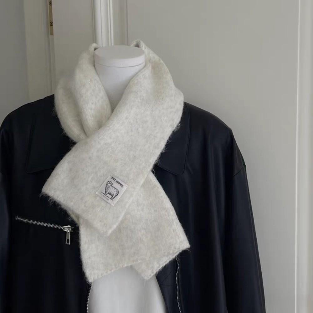 Fashion Design Cross Neck Scarf Warm Material Small Neck Scarves Decorative Collar Wrap For Women