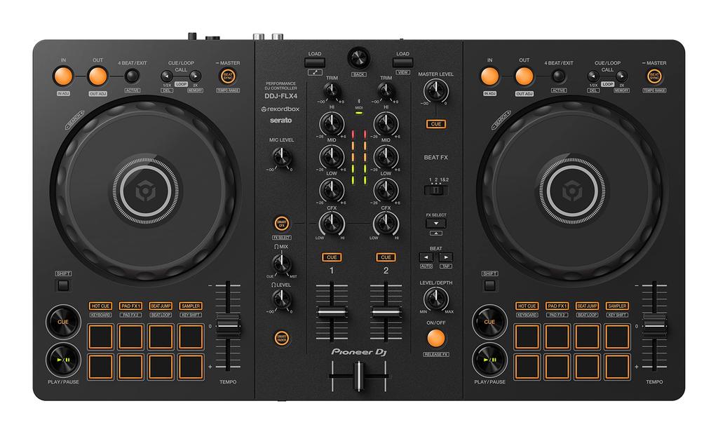 Pioneer DJ Compatible 2ch DJ Controller Multi-app DDJ-FLX4