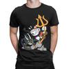 Cartoon Cuphead and Mugman Game T-Shirts for Men  Humor Cotton Tees O Neck Short Sleeve T Shirt Printed Tops