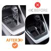 Carbon Fiber Texture Gear Shift Box Panel Cover Trim For Toyota RAV4 RAV-4 20-24