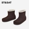 St&Sat/Saturday 2025 New Fashionable and Comfortable Casual Snow Boots with Winter Plush and Thick Warmth