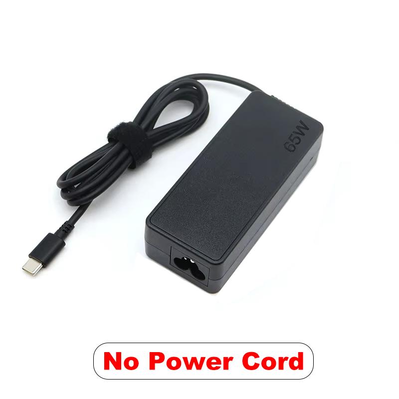Зарядное устройство USB-C для ноутбука 65 Вт 20 В 3,25 А Адаптер для ThinkPad, HP, Chromebook, Yoga, Dell, ASUS, Acer Type C Быстрый адаптер питания