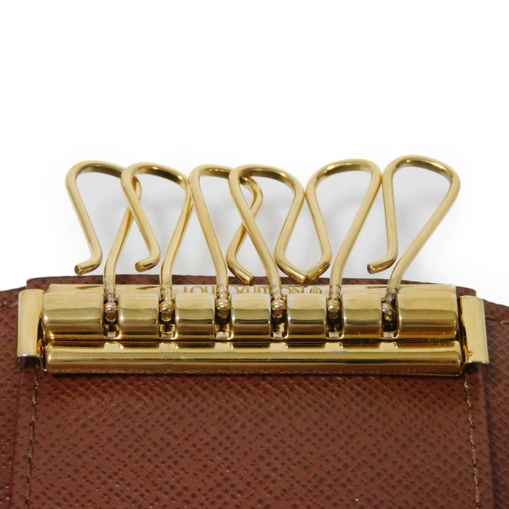 Used 12564 Multicles 6 M62630 7949 Current LV Logo Flower 6-Row Brown New RFID IC Chip Monogram Armagnac Unisex from