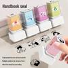 Cartoon Pattern Ink Pad Series: New Hand Account Reward Stamps for Decoration