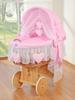 Moses Basket With A Hood - Amelie Natural