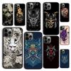 Японский самурайский Демон Они Ханья Чехол для телефона для iPhone 16 15 12 mini 11 13 14 Pro Max SE 2020 6S 7 8 Plus Coque