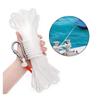 Rescues Climbing Rope Braided Rope Life Buoy Rope with Spring Hook for Ring Buoy