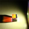 Prism Six-Sided Bright Light Combine Cube Prism Stained Glass Beam Splitting Prism Optical Experiment Instrument