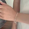 Youngglow Silver925 Stick Loop Bracelet (2color)