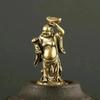 Home Decor Craft Copper Maitreya Buddha Miniatures Figurines Pocket Brass Small Statue Ornaments for Living Room Decor