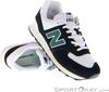Кроссовки New Balance 574 черный с белым и болотно-зеленым