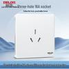 Безрамочный USB-выключатель Delixi, тип 86 - Тонкая, большая панель национального стандарта