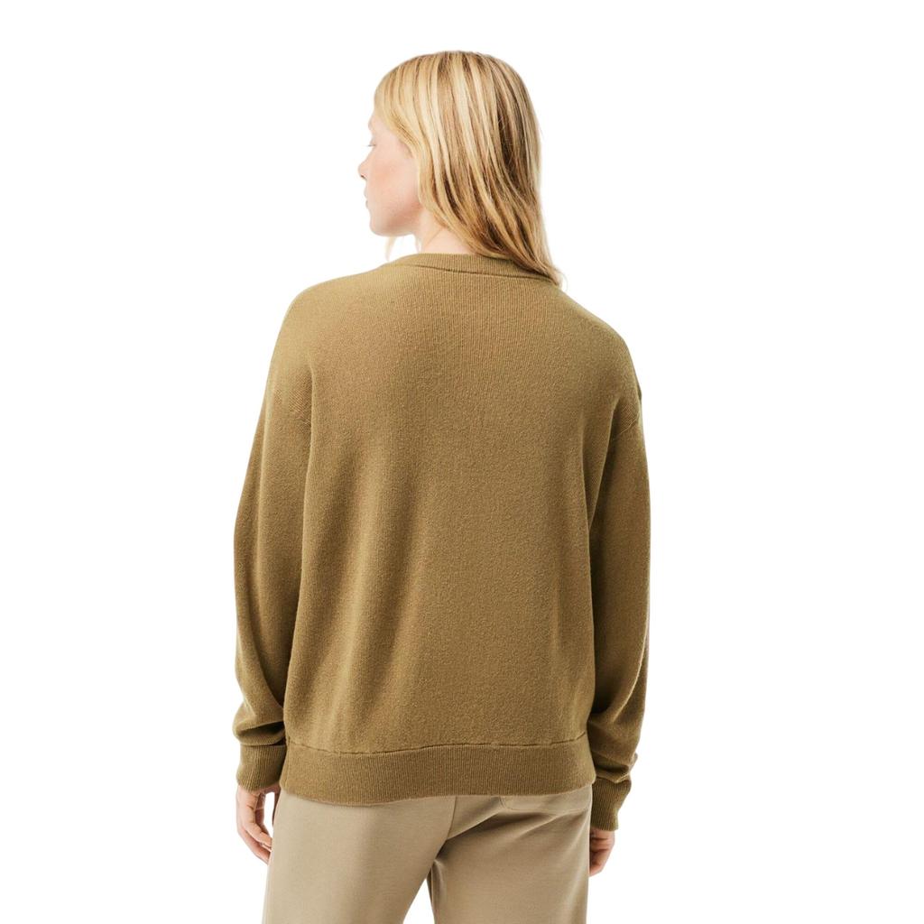 Lacoste Womens/Ladies Carded Moss Stitch Relaxed Fit Jumper