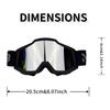 NAFEIB Lightweight Motocross Goggles Windproof Impact-Resistant HD Vision for MTB ATV Off-Road Riding