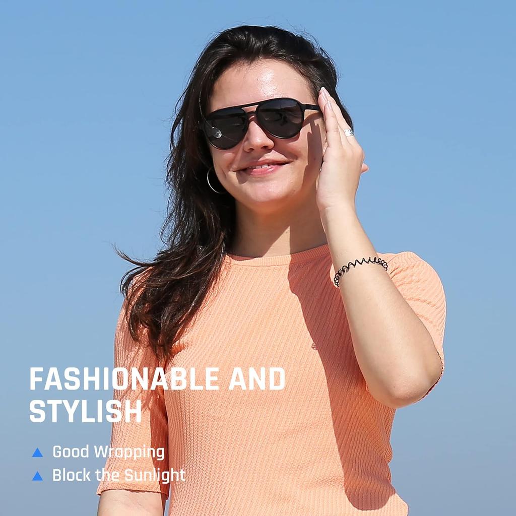 Aviator Sunglasses Polarized Sunglasses for Men Women Sports Glasses Fishing Boating Beach Golf Driving TR75