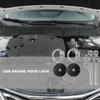 Универсальный комплект зажимов для замка капота из нержавеющей стали Perfect Fit Car Quick Release Modified Accessories Motor Mount Cap Pin Plate