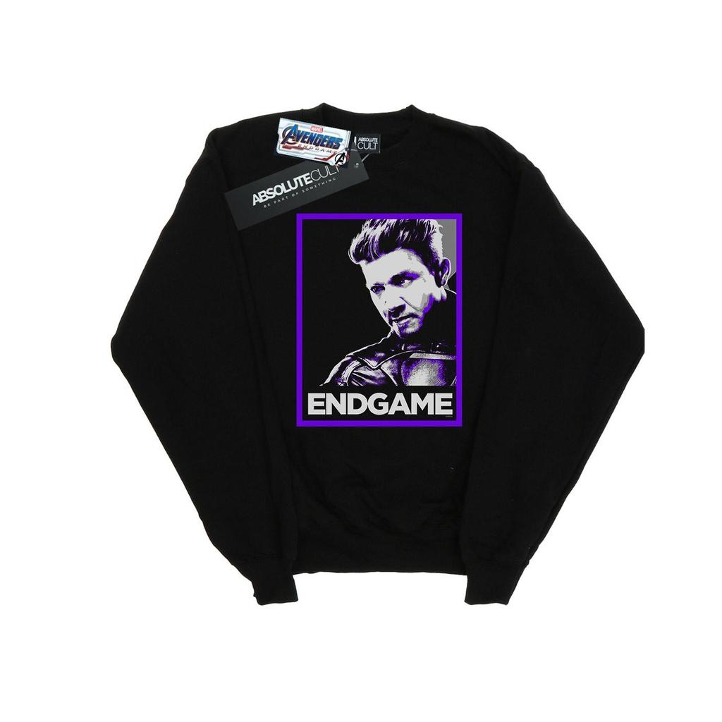 Marvel Mens Avengers Endgame Hawkeye Poster Sweatshirt