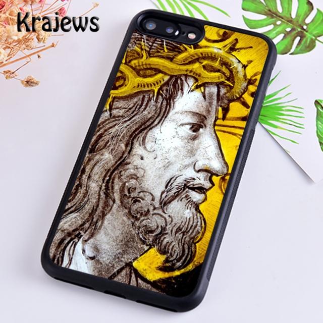 Krajews Bible Jesus Christ Christian Cross Phone Case Cover For iPhone 17 Air 16 15 14 plus 11 12 13 pro max