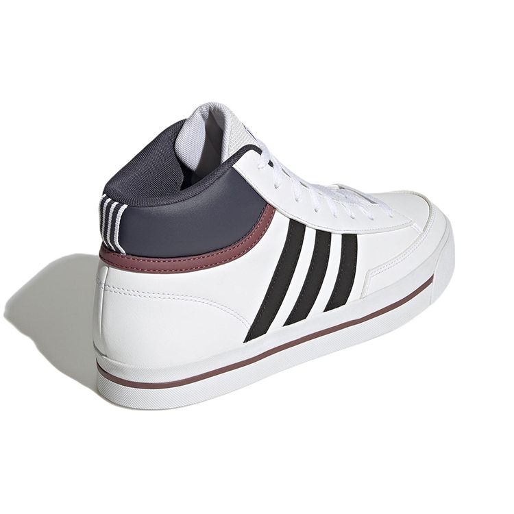 adidas Neo Retrovulc Mid Обувь для скейтбординга Удобная Прочная Высокие кеды Мужская обувь для скейтбординга Белая Черная GW6682