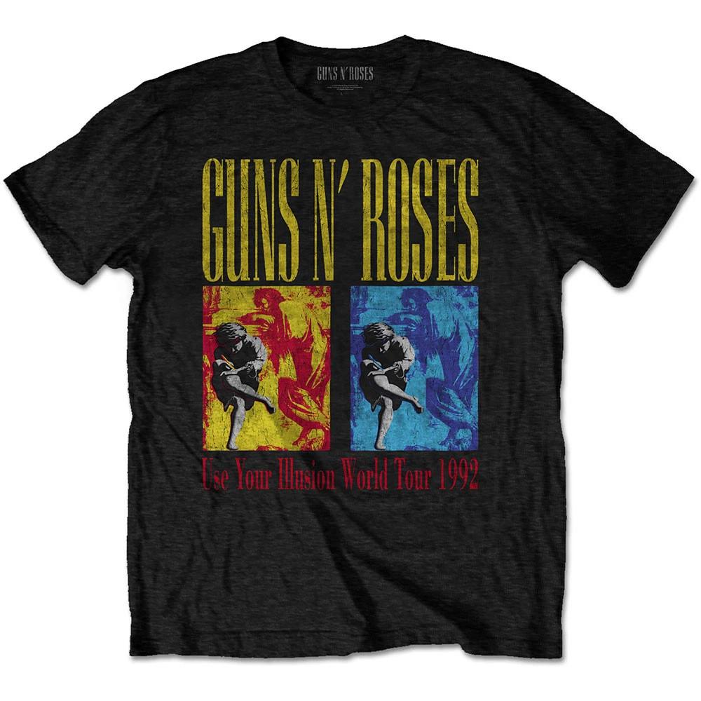 Guns N' Roses Use Your Illusion World Tour Официальная мужская футболка-
