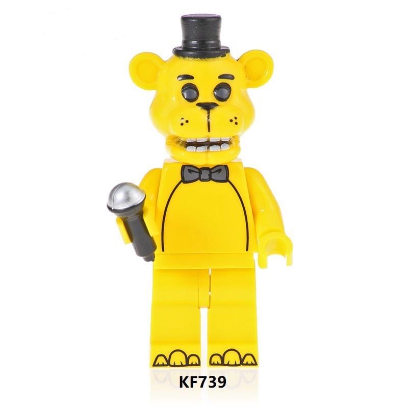 Lego FNAF Строительные блоки Foxy Chica Bonnie Five Nights At Freddy Фигурки Игрушка-головоломка Подарок