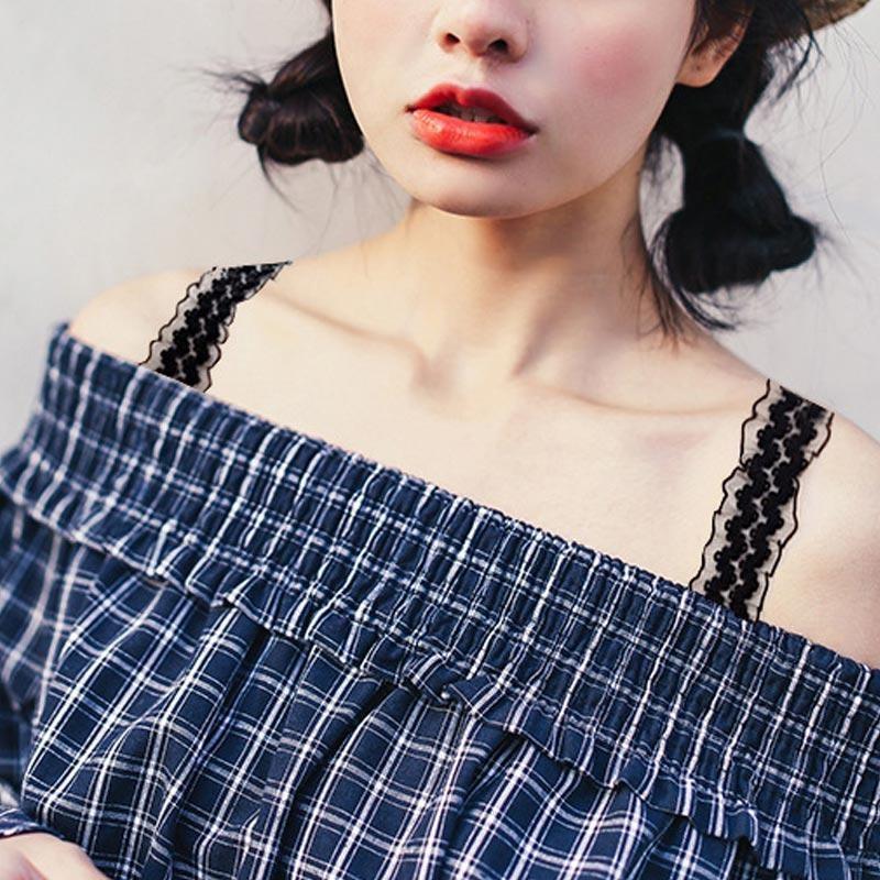 1pair Underwear Accessory Ruffles Bra Straps Adjustable Non-Slip Lace Stretch