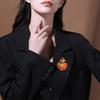 Стильная булавка для карпа с кристаллами, портативная, надежная застежка, универсальный аксессуар для курток, сумок, шляп