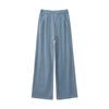 Tennis Denim Wide-leg Pants for Women In Summer Thin High Waist Loose Ice Silk Pants for Women In Summer Drooping Narrow Version Straight Pants