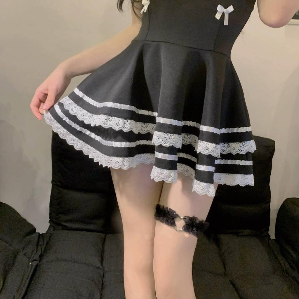 Кандалы любви кружевной персиковый сердечный кружевной ремень на бедро для девочки, ручная работа, черное кольцо на ногу, воротник Niche Neck Premium Sense